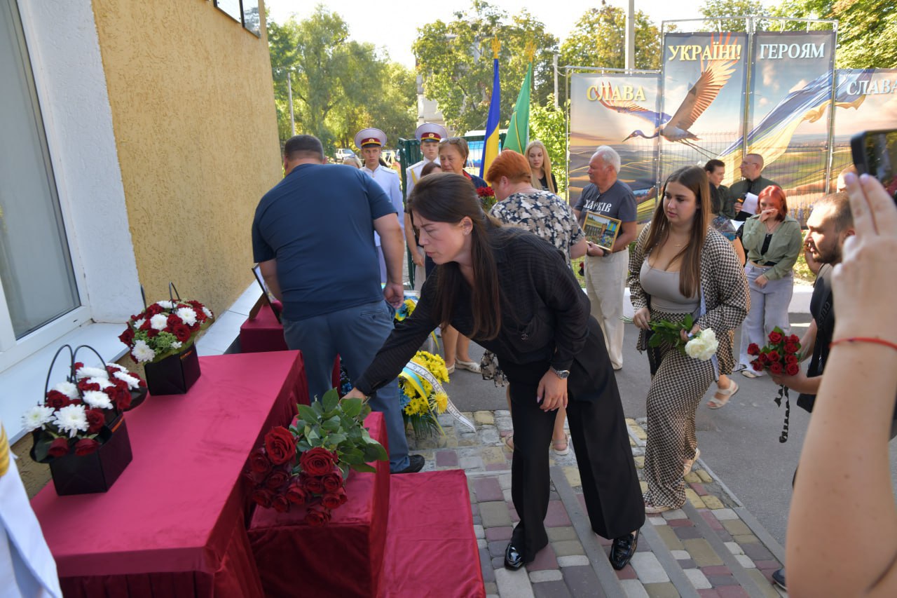 У Харківському ліцеї відкрили меморіальні дошки загиблим захисникам України